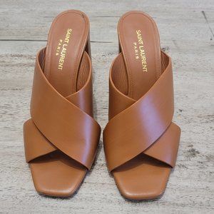 YSL Loulou heel mule sandals 37